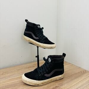 Vans Sk8-hi MTE Black Suede Sneakers Men’s Size 6